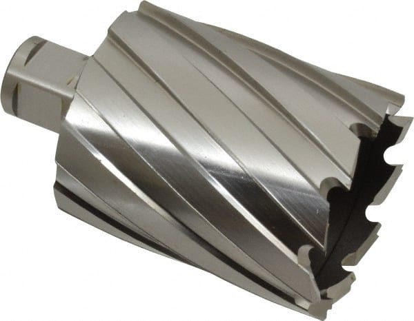 Hougen - 2-1/16" Diam x 2" Deep High Speed Steel Annular Cutter - Exact Industrial Supply