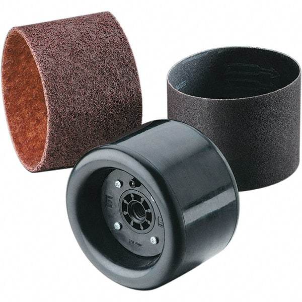 Dynabrade - 3-1/2" Wide Power Sander Pneumatic Wheel Kit - 5" Diam - Exact Industrial Supply