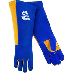 Welder's & Heat Protective Gloves; Welding Applications: Stick Welding; Primary Material: Leather; Coating Material: Uncoated; Coating Coverage: Uncoated; Lining: Lined; Back Material: Leather; Grip Surface: Soft Textured; Men's Size: Large; Aluminized Co