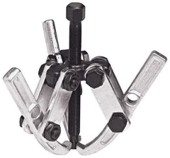 Proto - 4" Spread, 2 Ton Capacity, Gear Puller - 3-1/2" Reach, For Bearings, Gears & Pulleys - Exact Industrial Supply