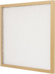 PrecisionAire - 20" Noml Height x 30" Noml Width x 1" Noml Depth, <20% Capture Efficiency, Panel Air Filter - MERV 4, Fiberglass, Integrated Chipboard Frame, 300 Max FPM, 1,250 CFM, For Any Unit - Exact Industrial Supply