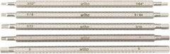 Wiha - 5 Piece Hex Drive Bit Set - Ball End Hex Point - Exact Industrial Supply