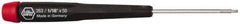 Wiha - 1/16" Precision Miniature Hex Driver - 1-31/32" Bade Length, Tapered Handle, 5-3/4" OAL - Exact Industrial Supply
