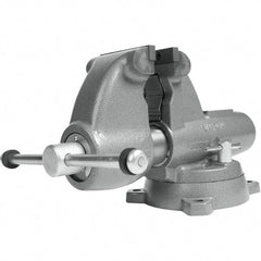 Wilton - Bench & Pipe Combination Vises Jaw Width (Inch): 5 Jaw Opening Capacity (Inch): 7 - Exact Industrial Supply