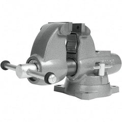 Wilton - Bench & Pipe Combination Vises Jaw Width (Inch): 3-1/2 Jaw Opening Capacity (Inch): 5 - Exact Industrial Supply