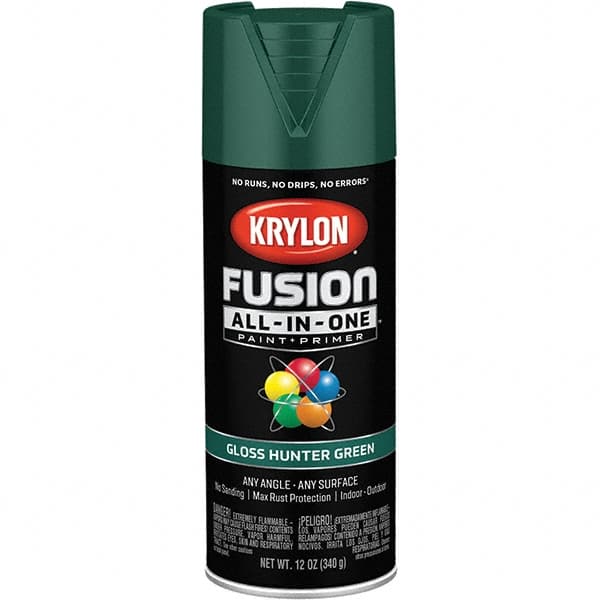 Krylon - Spray Paints Type: Acrylic Enamel Spray Paint Color: Hunter Green - Exact Industrial Supply