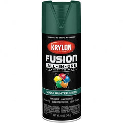 Krylon - Spray Paints Type: Acrylic Enamel Spray Paint Color: Hunter Green - Exact Industrial Supply