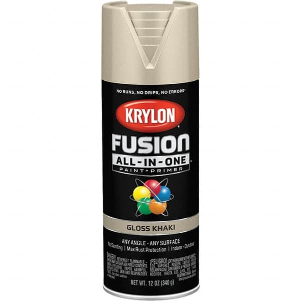 Krylon - Spray Paints Type: Acrylic Enamel Spray Paint Color: Khaki - Exact Industrial Supply