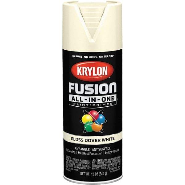 Krylon - Spray Paints Type: Acrylic Enamel Spray Paint Color: Dover White - Exact Industrial Supply