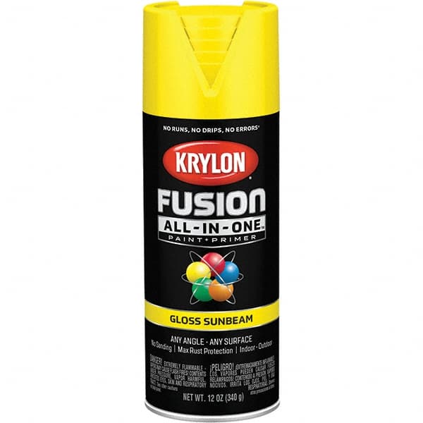 Krylon - Spray Paints Type: Acrylic Enamel Spray Paint Color: Sunbeam - Exact Industrial Supply