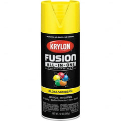 Krylon - Spray Paints Type: Acrylic Enamel Spray Paint Color: Sunbeam - Exact Industrial Supply