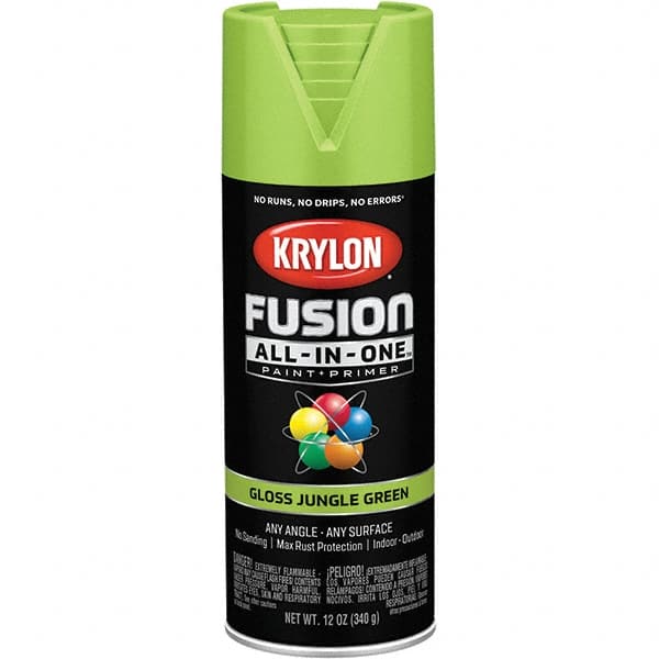 Krylon - Spray Paints Type: Acrylic Enamel Spray Paint Color: Jungle Green - Exact Industrial Supply