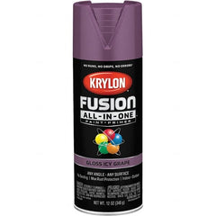 Krylon - Spray Paints Type: Acrylic Enamel Spray Paint Color: Icy Grape - Exact Industrial Supply