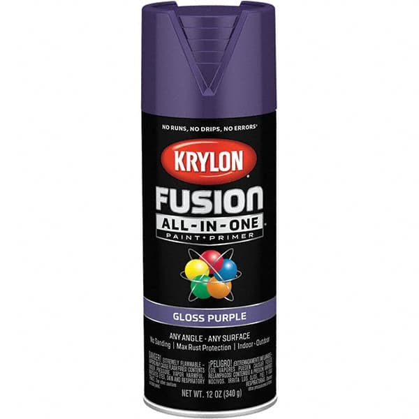 Krylon - Spray Paints Type: Acrylic Enamel Spray Paint Color: Purple - Exact Industrial Supply