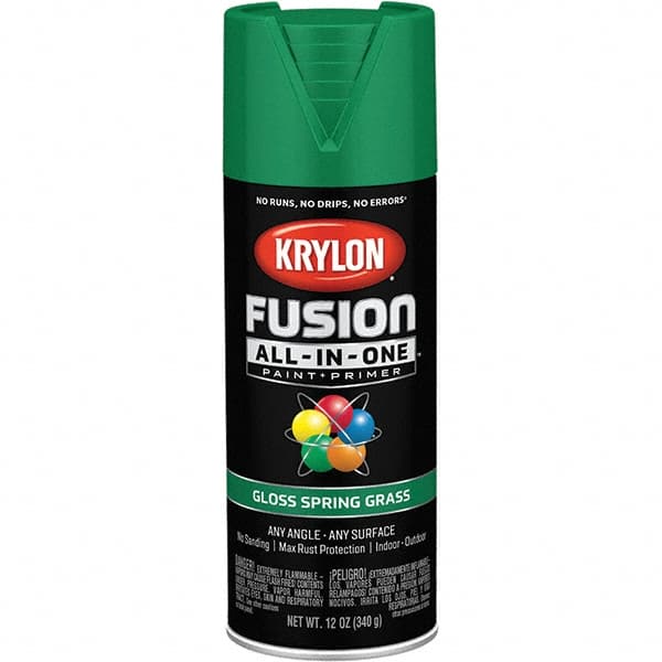 Krylon - Spray Paints Type: Acrylic Enamel Spray Paint Color: Spring Grass - Exact Industrial Supply