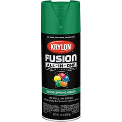 Krylon - Spray Paints Type: Acrylic Enamel Spray Paint Color: Spring Grass - Exact Industrial Supply
