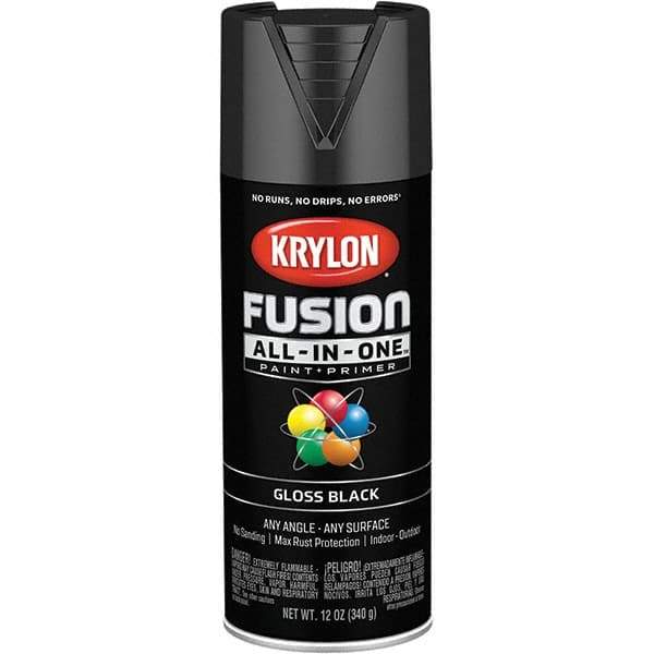 Krylon - Spray Paints Type: Acrylic Enamel Spray Paint Color: Black - Exact Industrial Supply