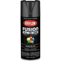 Krylon - Spray Paints Type: Acrylic Enamel Spray Paint Color: Black - Exact Industrial Supply
