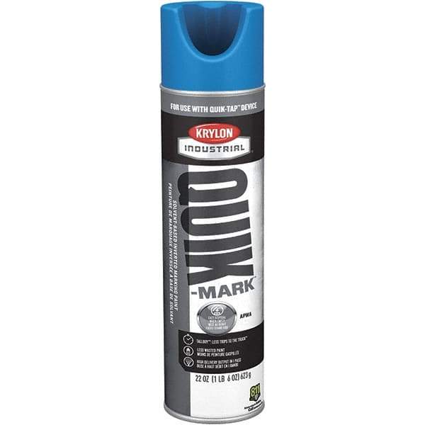 Krylon - Striping & Marking Paints & Chalks Type: Marking Paint Color Family: Blue - Exact Industrial Supply