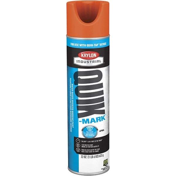 Krylon - Striping & Marking Paints & Chalks Type: Marking Paint Color Family: Orange - Exact Industrial Supply