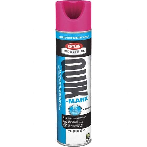 Krylon - Striping & Marking Paints & Chalks Type: Marking Paint Color Family: Pink - Exact Industrial Supply