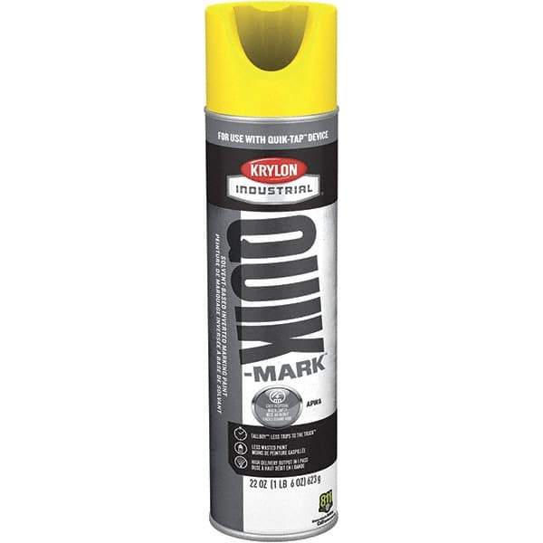 Krylon - Striping & Marking Paints & Chalks Type: Marking Paint Color Family: Yellow - Exact Industrial Supply