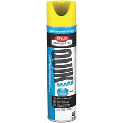 Krylon - Striping & Marking Paints & Chalks Type: Marking Paint Color Family: Yellow - Exact Industrial Supply