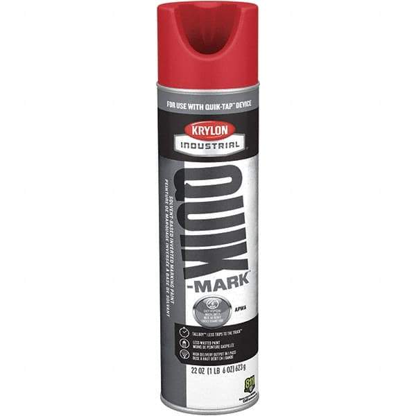 Krylon - Striping & Marking Paints & Chalks Type: Marking Paint Color Family: Red - Exact Industrial Supply