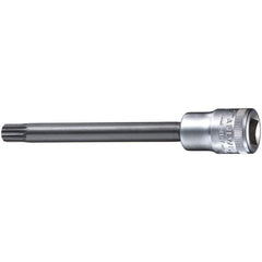 Screwdriver & Drag Link Sockets; Type: XZN Screwdriver Socket; Drive Size (Inch): 0.5 in; Blade Width (mm): 22.7 mm; Blade Thickness (Decimal Inch): 1 mm; Point Size: M10; Finish: Chrome-Plated; Insulated: No; Non-sparking: No; Tether Style: Not Tether Ca