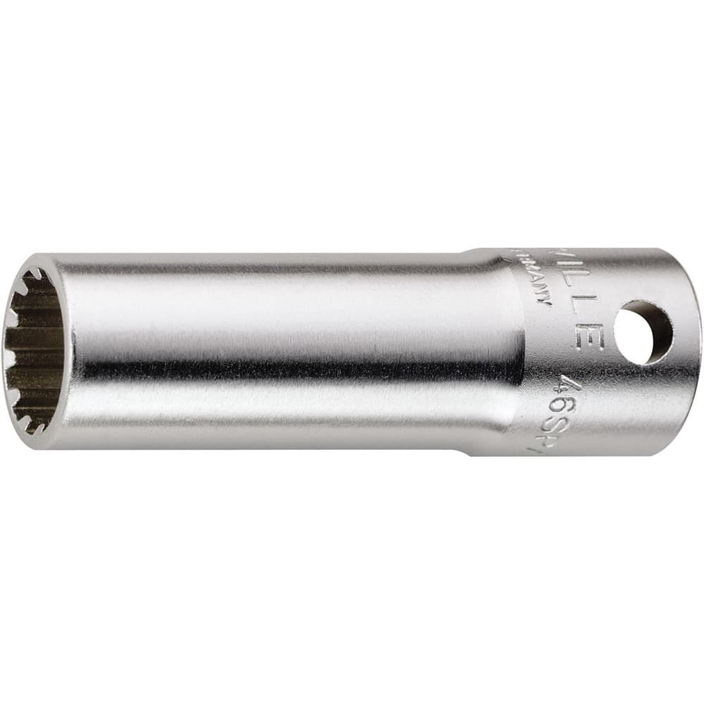 Specialty Sockets; Type: Spline Socket; Drive Size: 0.375 in; Socket Size: SP14; Insulated: No; Non-sparking: No; Tether Style: Not Tether Capable; Features: Thin wall; Finish/Coating: Chrome-Plated; Finish: Chrome-Plated; Drive Size: 0.375 in; Socket Typ