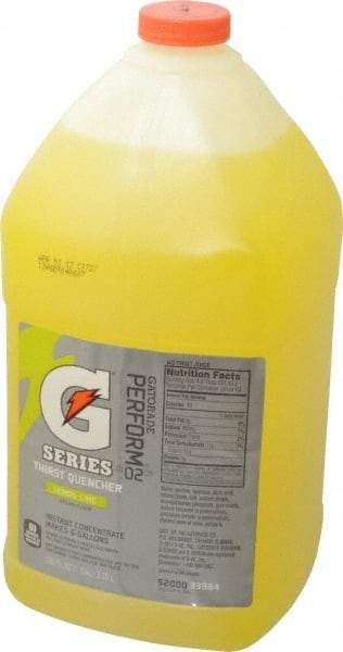 Gatorade - 1 Gal Bottle Lemon-Lime Activity Drink - Liquid Concentrate, Yields 6 Gal - Exact Industrial Supply