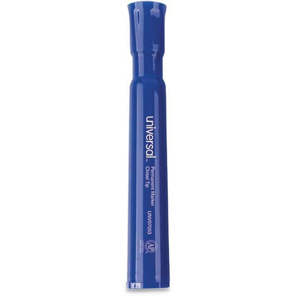 UNIVERSAL - Markers & Paintsticks Type: Permanent Color: Blue - Exact Industrial Supply