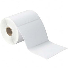 Value Collection - Pack of 12 Rolls, 377 Labels per Roll, 4" x 4" White Paper Thermal Labels - Exact Industrial Supply