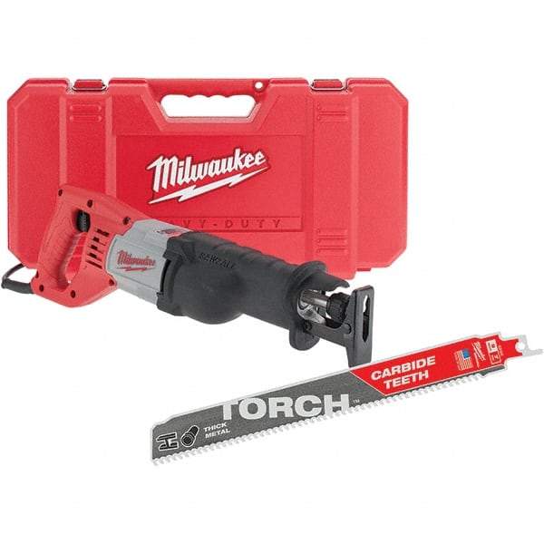 Milwaukee Tool - Electric Reciprocating Saws Amperage: 12.00 Strokes per Minute: 3000 - Exact Industrial Supply