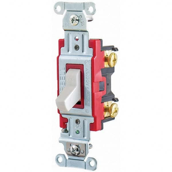 Hubbell Wiring Device-Kellems - Toggle Switches Switch Type: Heavy Duty Switch Sequence: Off-On - Exact Industrial Supply