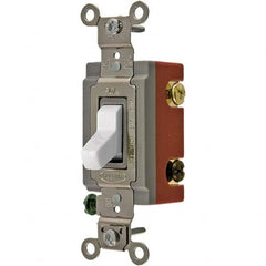 Hubbell Wiring Device-Kellems - Toggle Switches Switch Type: Extra Heavy Duty Switch Sequence: Off-On - Exact Industrial Supply