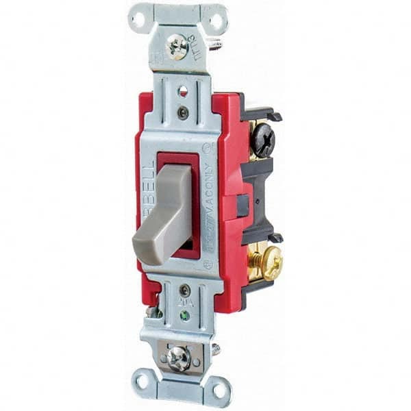 Hubbell Wiring Device-Kellems - Toggle Switches Switch Type: Heavy Duty Switch Sequence: Off-On - Exact Industrial Supply