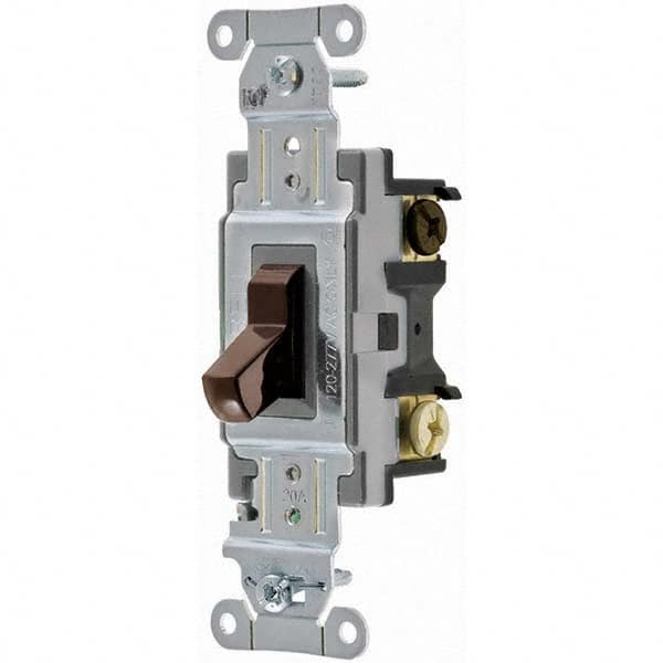 Hubbell Wiring Device-Kellems - Toggle Switches Switch Type: Medium Duty Switch Sequence: Off-On - Exact Industrial Supply