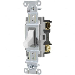 Hubbell Wiring Device-Kellems - Toggle Switches Switch Type: Medium Duty Switch Sequence: Off-On - Exact Industrial Supply