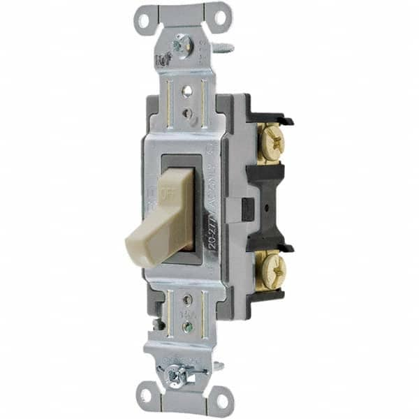 Hubbell Wiring Device-Kellems - Toggle Switches Switch Type: Medium Duty Switch Sequence: Off-On - Exact Industrial Supply