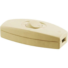 Hubbell Wiring Device-Kellems - Light Switch & Outlet Accessories Accessory Type: Cord Switch For Use With: #18 to #16 AWG SPT 1 and SPT 2 - Exact Industrial Supply