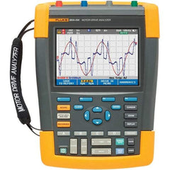 Fluke - 3 Phase, 1,000 VAC, 0.01 to 400 Amp Capability, 500 Hz Calibration, VGA Display Power Meter - ±(3% + 10 Counts) Excluding Current Clamp Current Accuracy, ±(3% + 10 Counts) Voltage Accuracy - Exact Industrial Supply