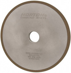 Norton - 8" Diam x 1-1/4" Hole x 1/2" Thick, 150 Grit Surface Grinding Wheel - Diamond, Type 1A1, Very Fine Grade, Resinoid Bond - Exact Industrial Supply
