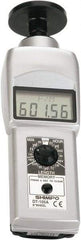 Lenox - Contact Tachometer - 7 Inch Long x 2.4 Inch Wide x 1.8 Inch Meter Thick, 0.1 to 25,000 RPM Measurement - Exact Industrial Supply