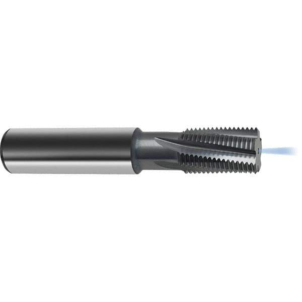 Guhring - 1-16 UNC/UNF , 19.95mm Cut Diam, 5 Flute Solid Carbide Helical Flute Thread Mill - Internal Thread, 33mm LOC, 105mm OAL, 20mm Shank Diam - Exact Industrial Supply