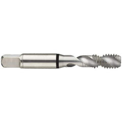 Guhring - 5-44 UNF 2 Flute 2B Modified Bottoming Spiral Flute Tap - High Speed Steel, Bright Finish, 2.205" OAL, Right Hand Flute, Right Hand Thread, H2/H3, Series 3932 - Exact Industrial Supply