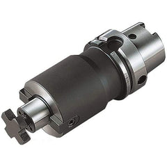 Seco - HSK125 Taper Shank 1" Pilot Diam Shell Mill Holder - 3.55" Flange to Nose End Projection, 2-1/4" Nose Diam, Through-Spindle Coolant - Exact Industrial Supply