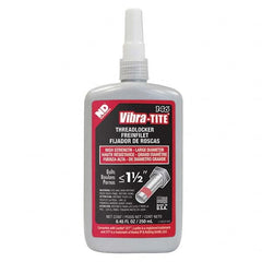 Vibra-Tite - 250 mL Bottle, Red, Large Diameter/High Strength Threadlocker - Exact Industrial Supply