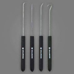 Ullman Devices - Scribe & Probe Sets Type: Hook & Pick Set Number of Pieces: 4 - Exact Industrial Supply