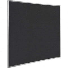 Ghent - Cork Bulletin Boards Style: Recycled Rubber Tack Bulletin Board Color: Black - Exact Industrial Supply